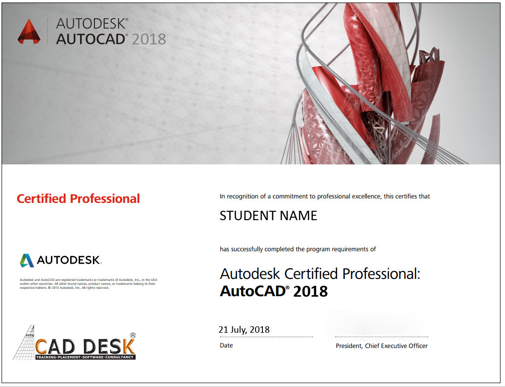 autodesk autocad user certification expiration