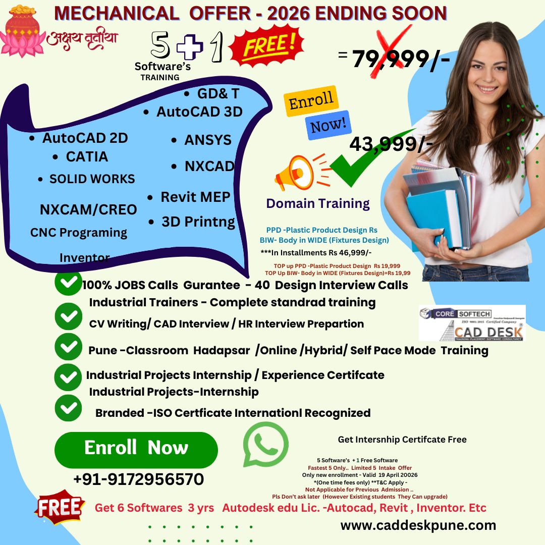 Best Training Center - Class Room & Online @ CAD & SOFTWARE TRAINING ...