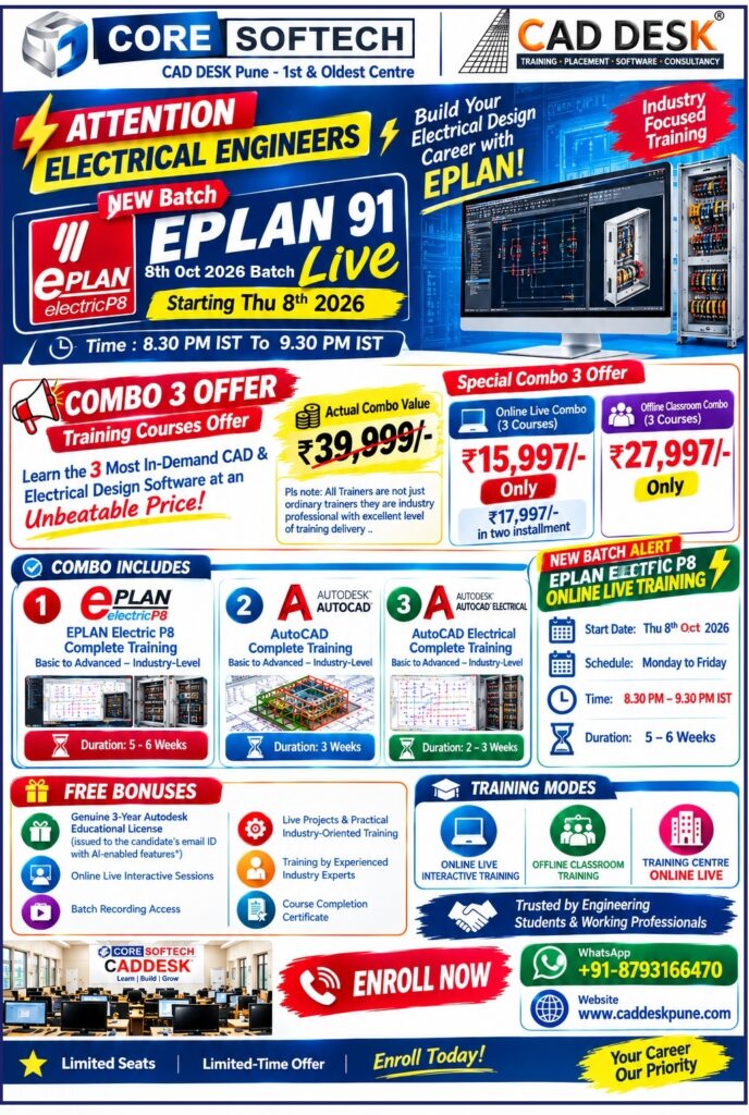 EPLAN_ELECTRICP8_Training_Courses_Pune_Online_Fees_BATCH91_OFFER